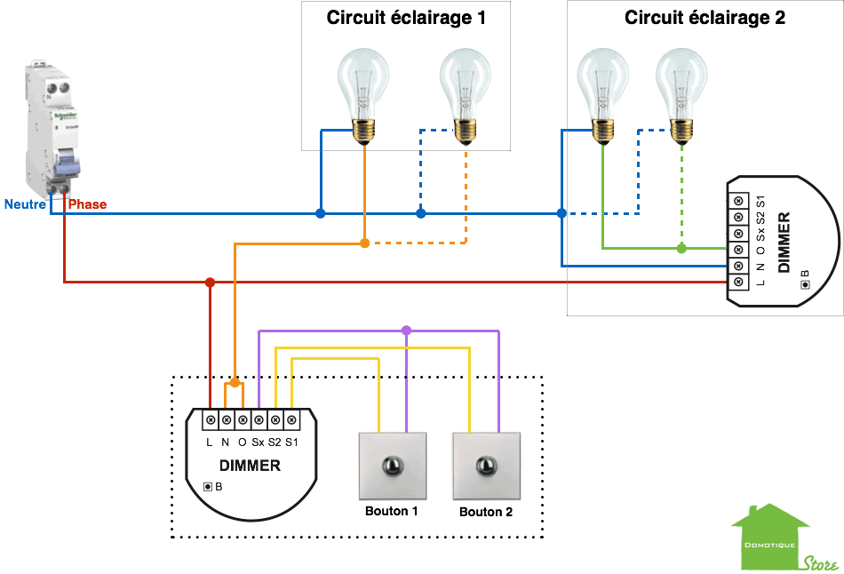 Domotiser-eclairage-fibaro-FGD-211-cas-sans-neutre-deux-boutons-1.gif